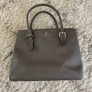 Kate Spade Charcoal Gray Large Tote